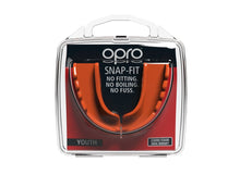 Load image into Gallery viewer, Opro snap-fit mouthguard youth orange
