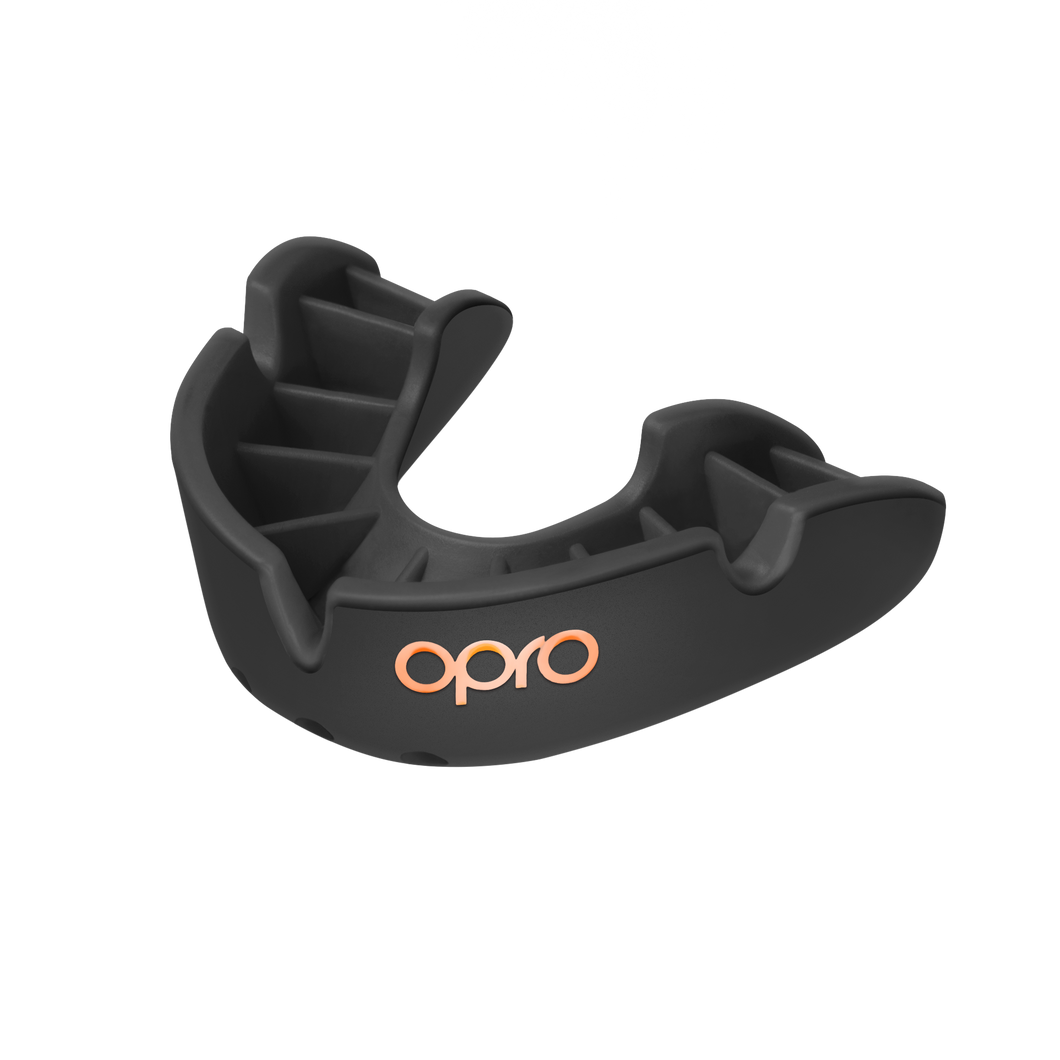 Opro bronze mouthguard black