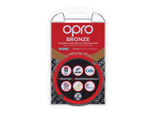 Load image into Gallery viewer, Opro bronze mouthguard black
