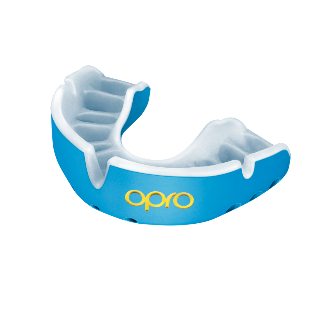 Opro gold mouthguard sky/prl