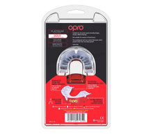 Load image into Gallery viewer, Opro gold mouthguard red white
