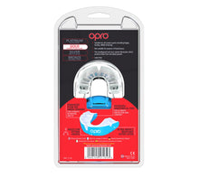 Load image into Gallery viewer, Opro gold mouthguard youth sky/prl

