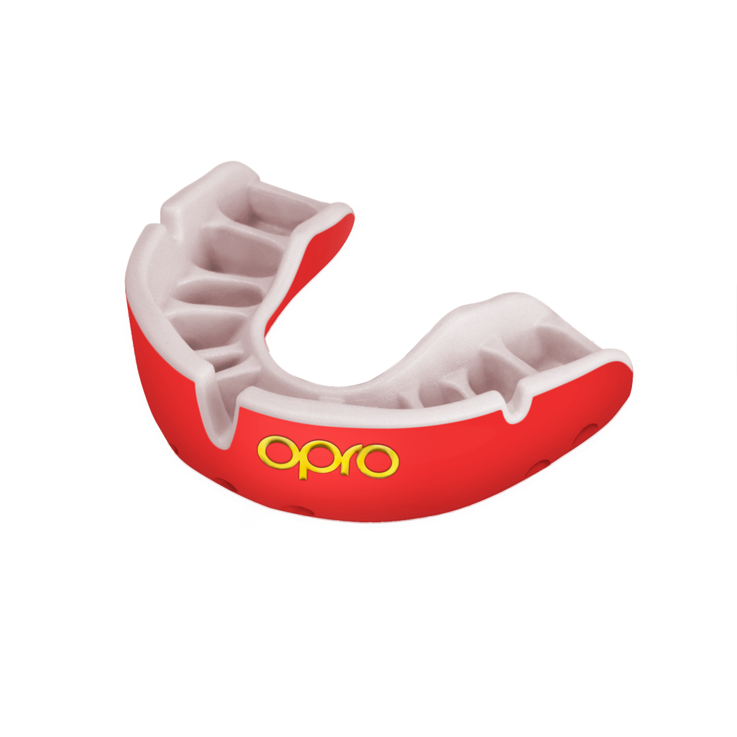 Opro gold mouthguard youth red/prl
