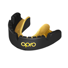 Load image into Gallery viewer, Opro gold mouthguard for braces
