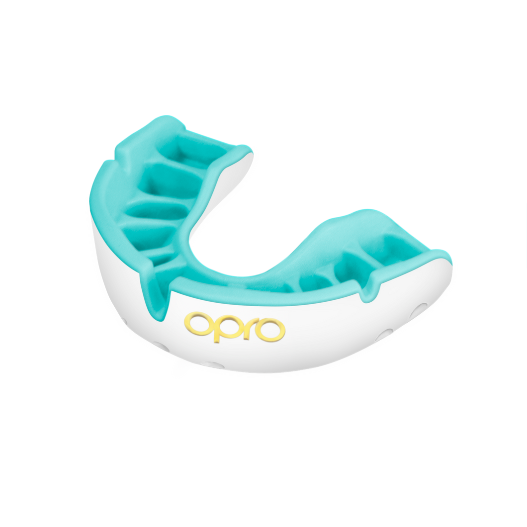 Opro gold mouthguard youth wht/mnt