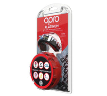 Load image into Gallery viewer, Opro platinum mouthguard red/blk/wht
