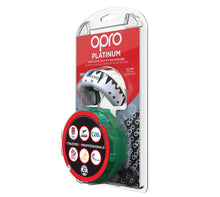 Load image into Gallery viewer, Opro platinum mouthguard wht/mnt/blk
