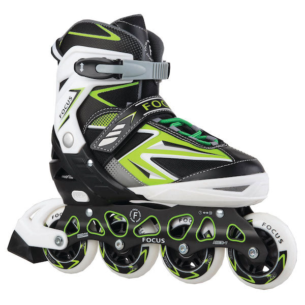 Focus neon adjustable inline skate