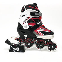 Load image into Gallery viewer, Focus neon adjustable inline skate red
