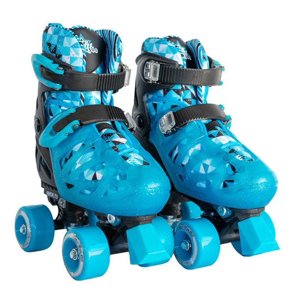 Starfire 300 quad skates blue glitz