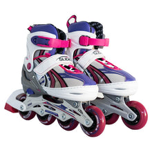 Load image into Gallery viewer, Slider inline adjustable skate pink purple
