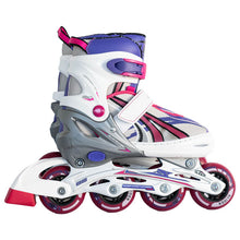 Load image into Gallery viewer, Slider inline adjustable skate pink purple
